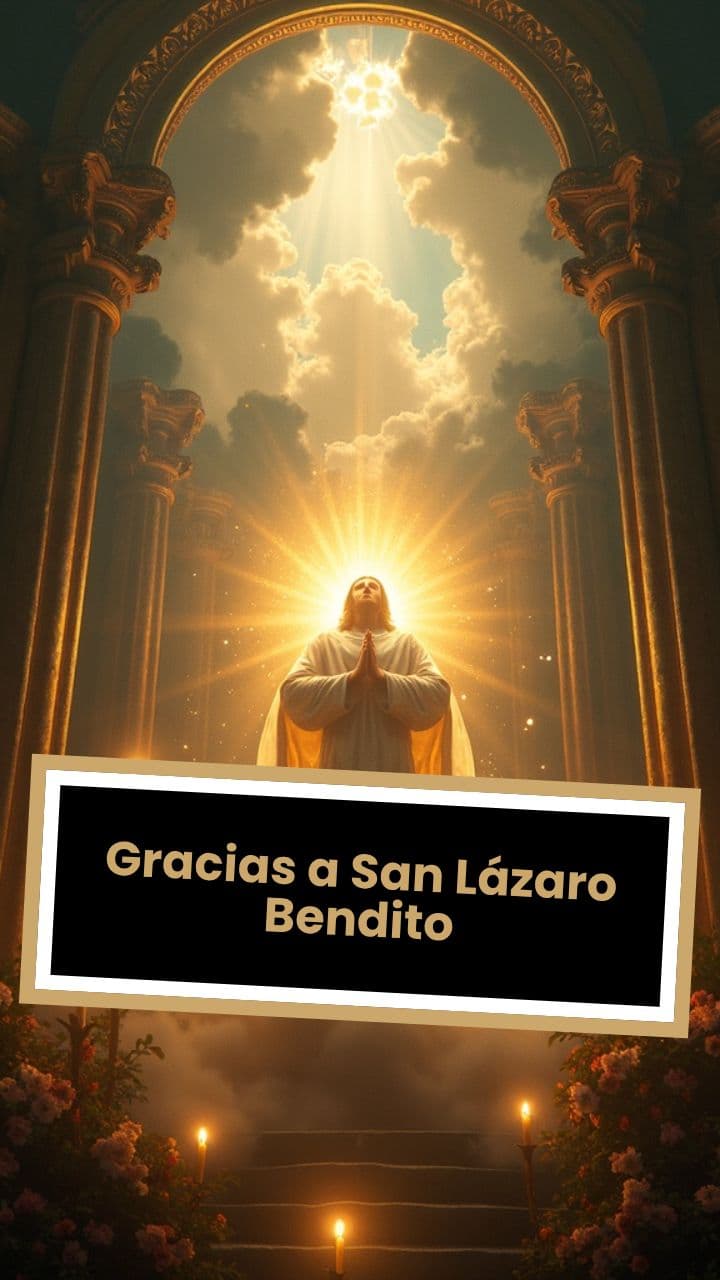 Gracias a San Lázaro Bendito