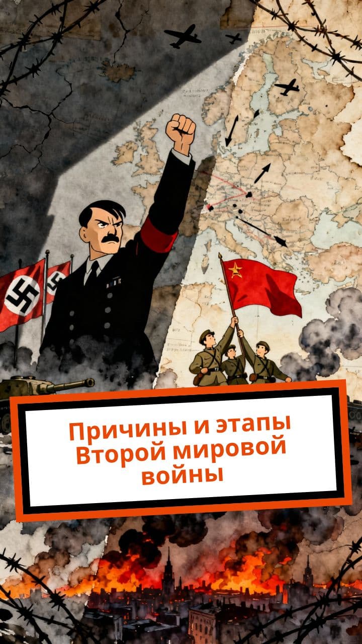 Причины и этапы Второй мировой войны