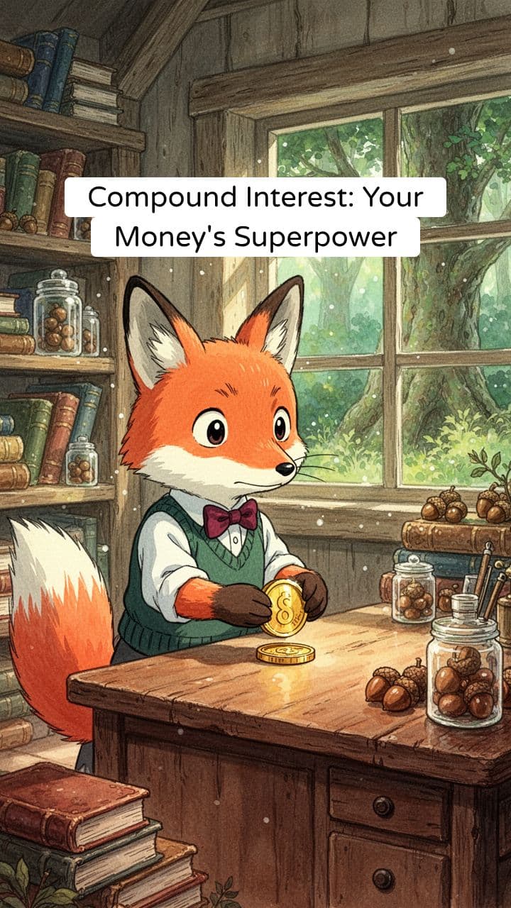 The Magic of Compound Interest with Finny the Fox