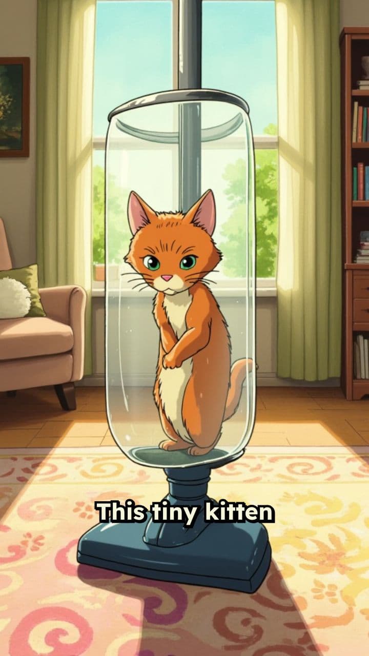 Cat Teamwork Saves Trapped Kitten