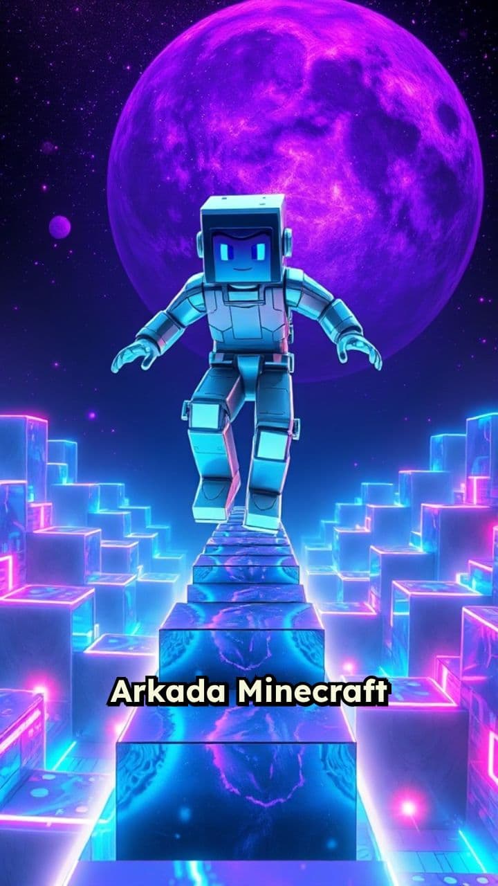 Arkada Minecraft Parkurlu Hikaye Videosu