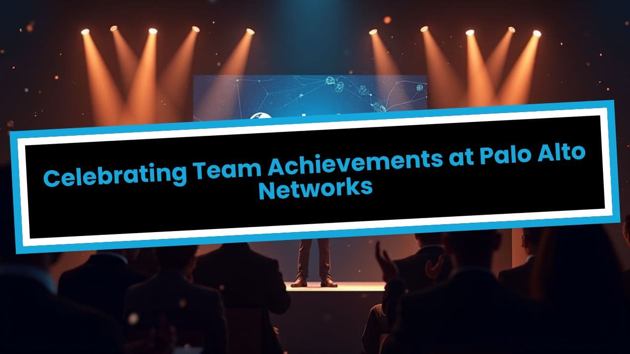 Celebrating Team Achievements at Palo Alto Networks