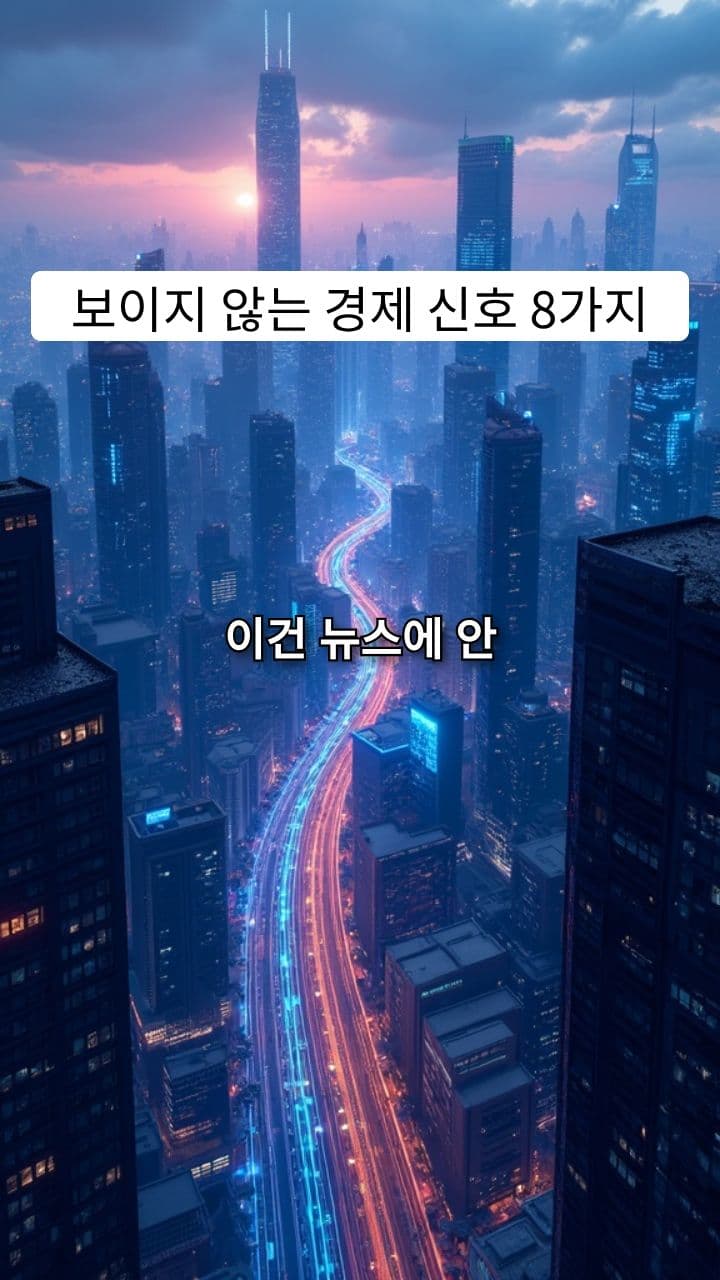 보이지 않는 경제 신호 8가지