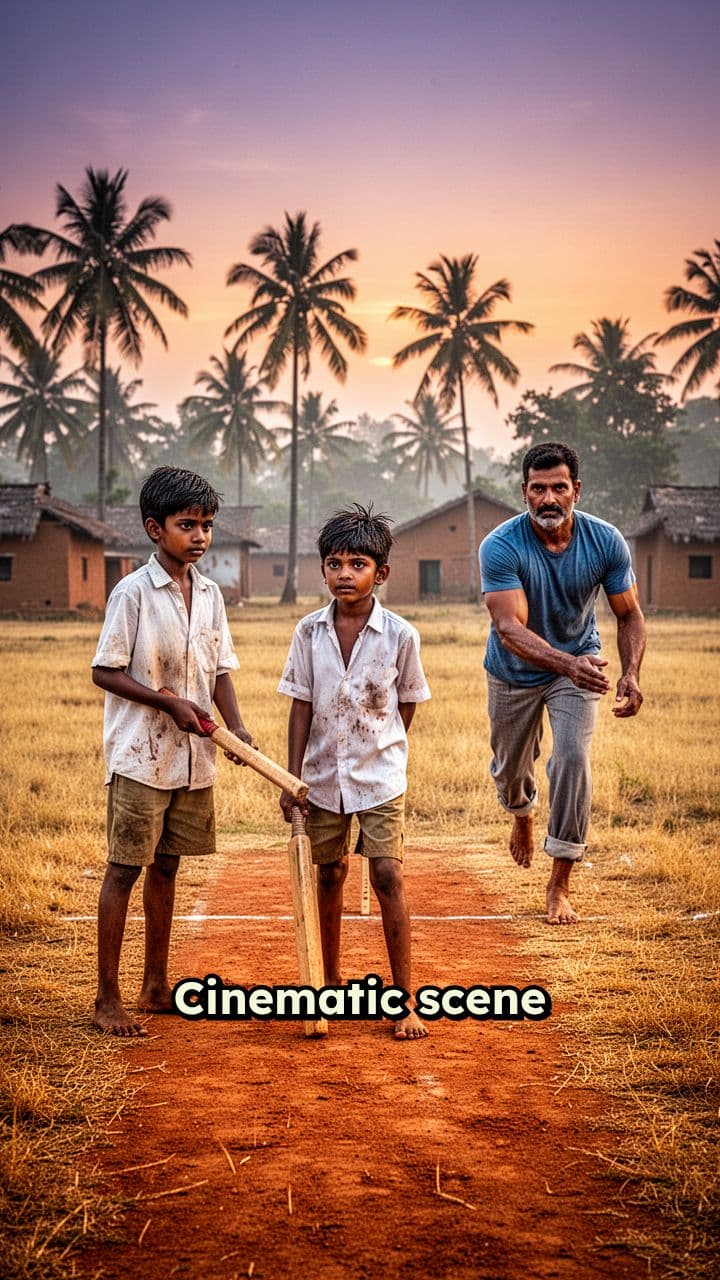 Golden Hour Village Cricket