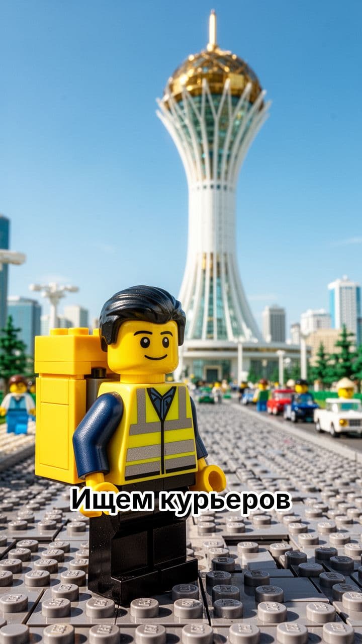 Курьеры по Казахстану: до 700 тыс. в неделю