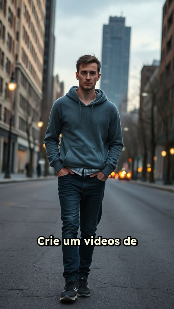 Caminhando Sozinho na Rua