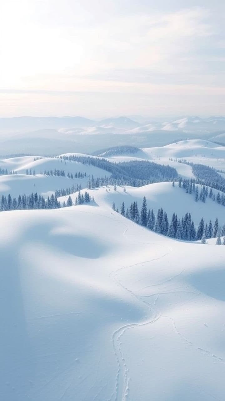 Зимняя сказка в лесу