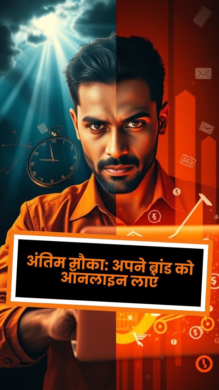 अंतिम मौका: अपने ब्रांड को ऑनलाइन लाएं