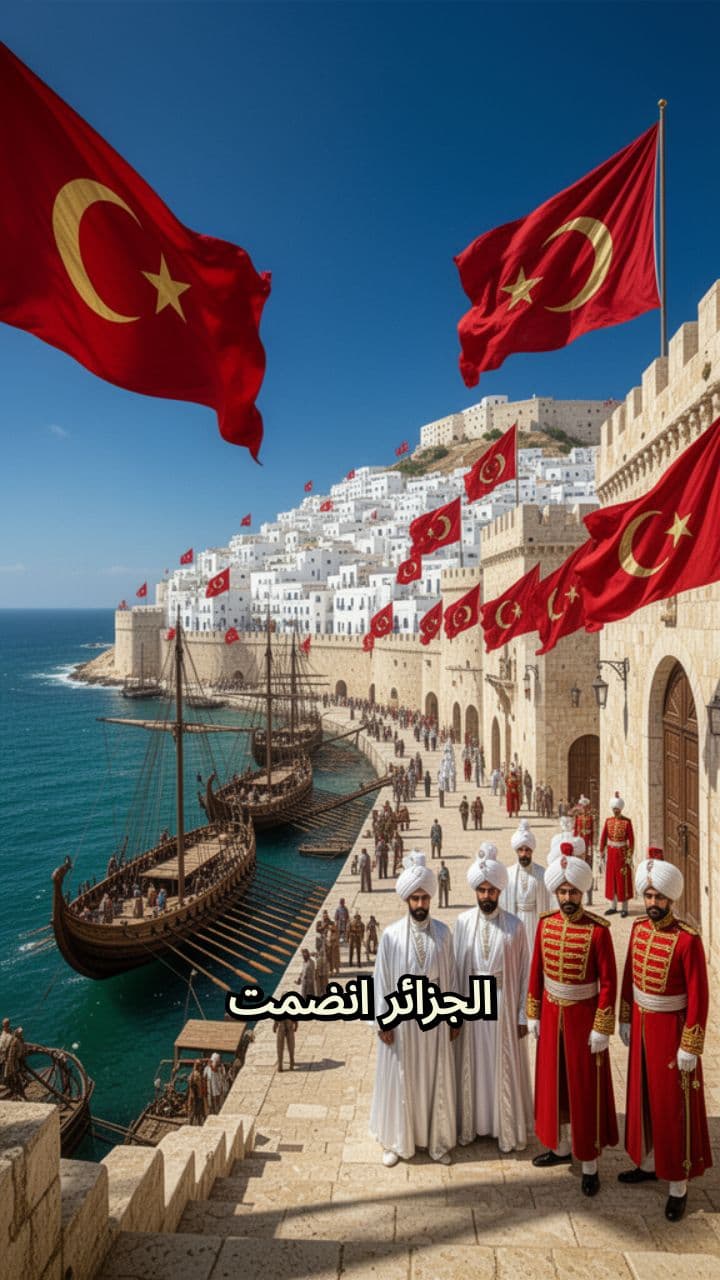 انضمام الجزائر للدولة العثمانية 1518