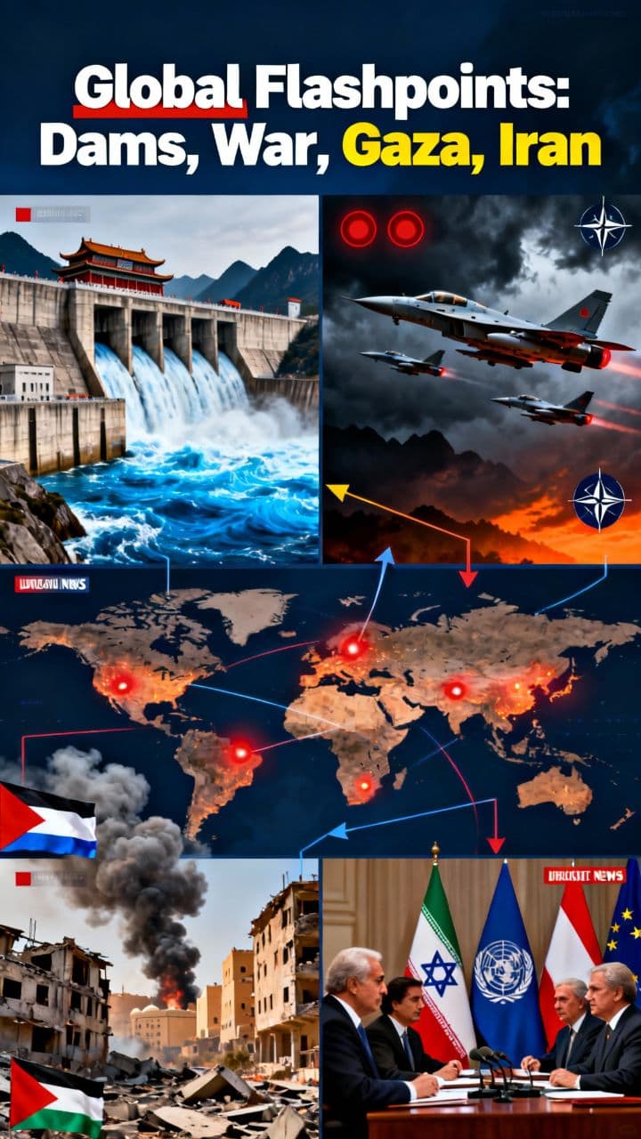 Global Flashpoints: Dams, War, Gaza, Iran