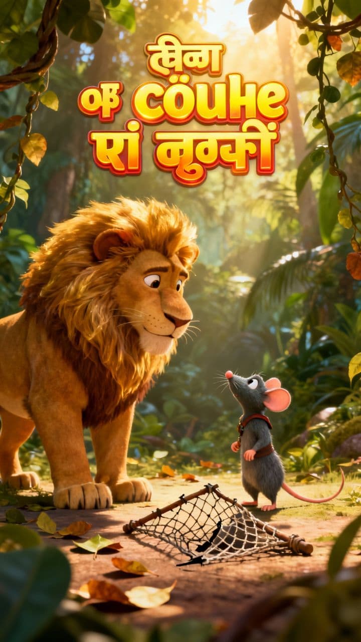 शेर और चूहे की दोस्ती