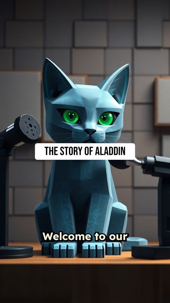 Aladdin and the Magic Lamp: An AI Cat Podcast