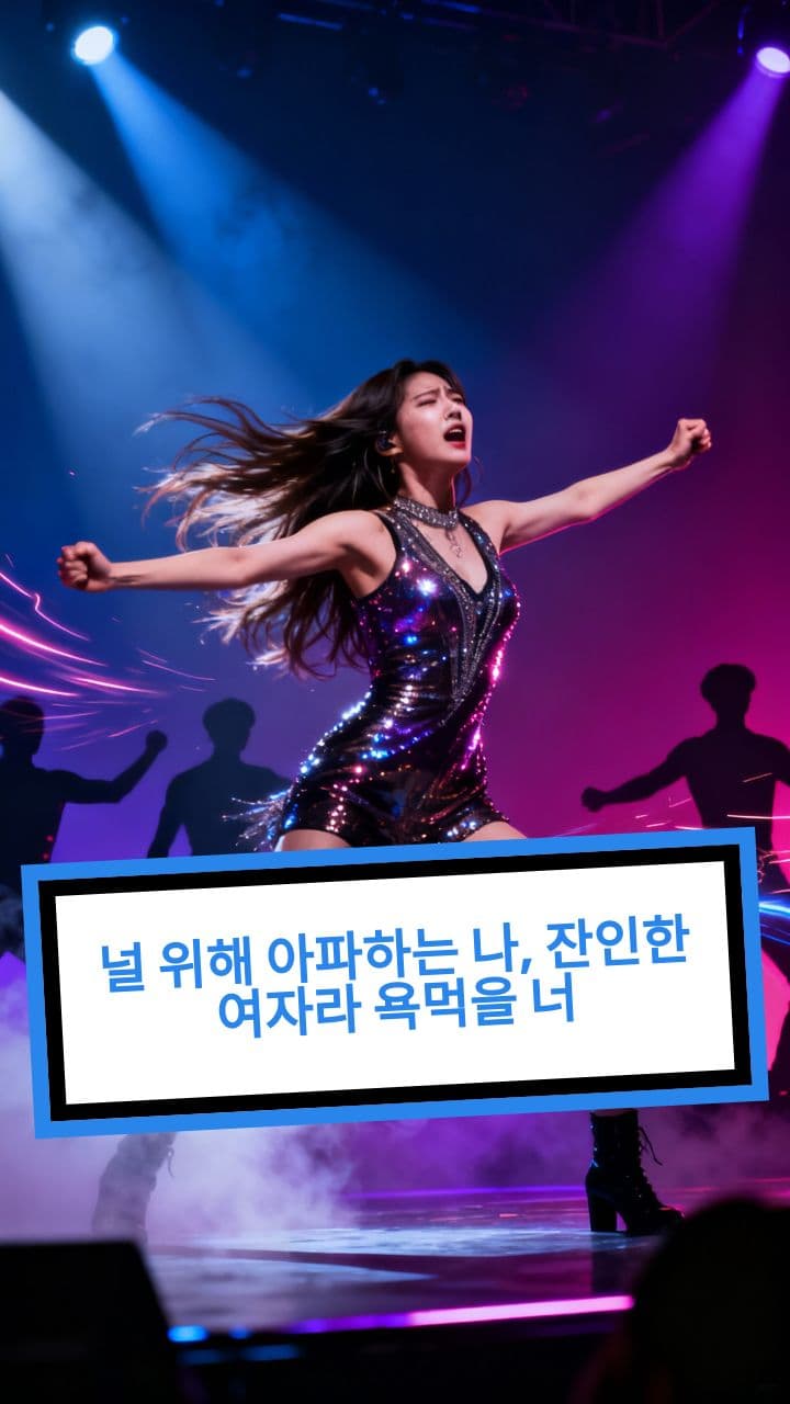 널 위해 아파하는 나, 잔인한 여자라 욕먹을 너