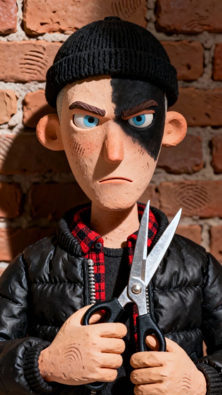 Skinheads Threaten Homeless Man with Scissors