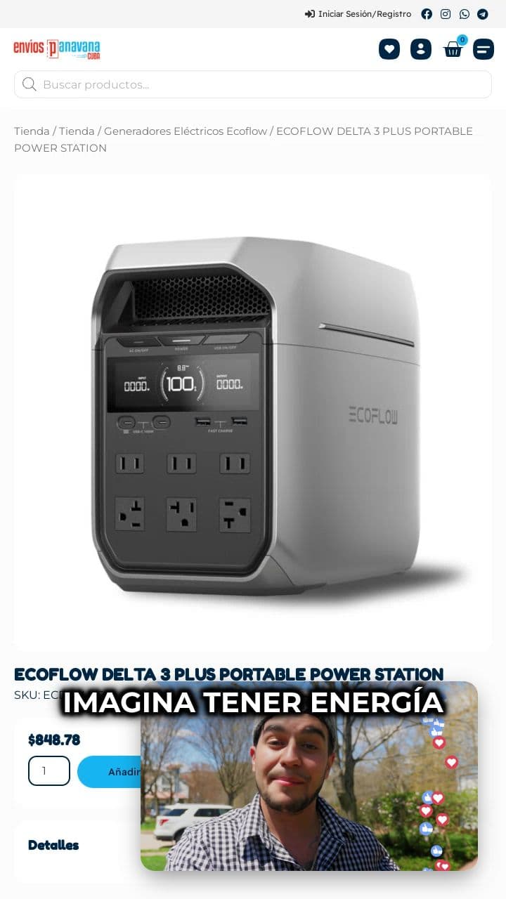 Energía Ilimitada para Apagones en Cuba