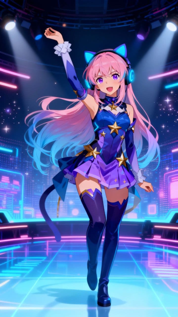 Nova Akari's Holographic Dance