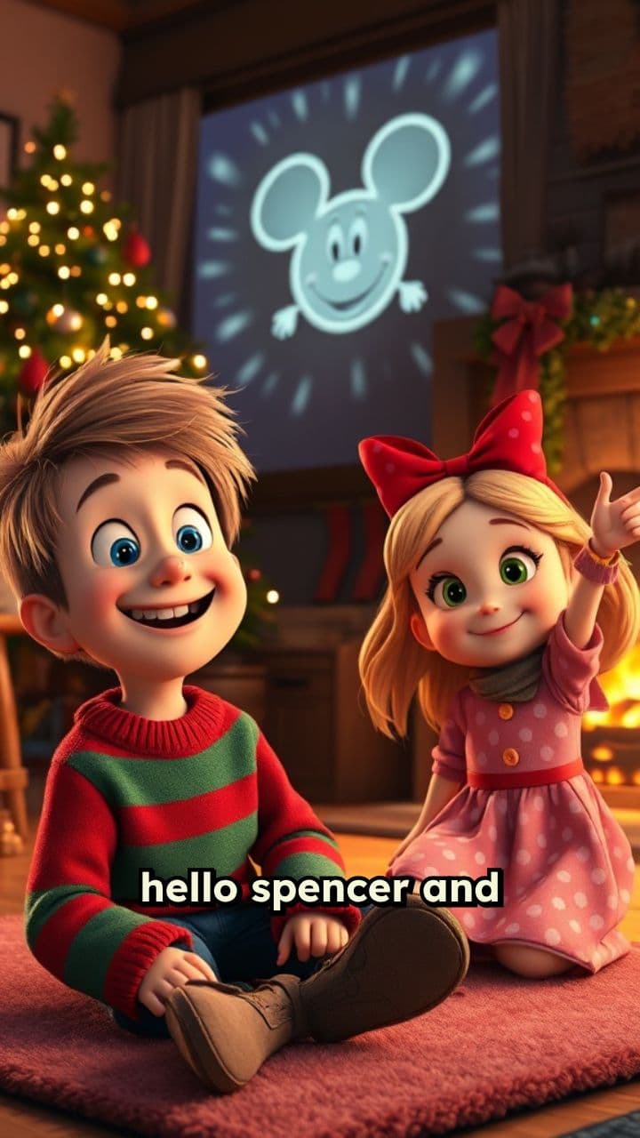 Disneyland Christmas Surprise for Spencer and Isla