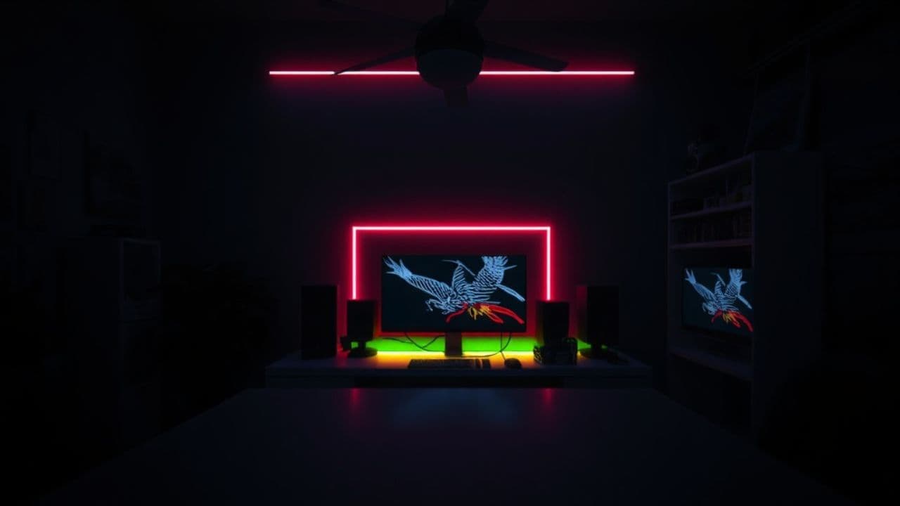 Cinematic Gaming Setup Showcase