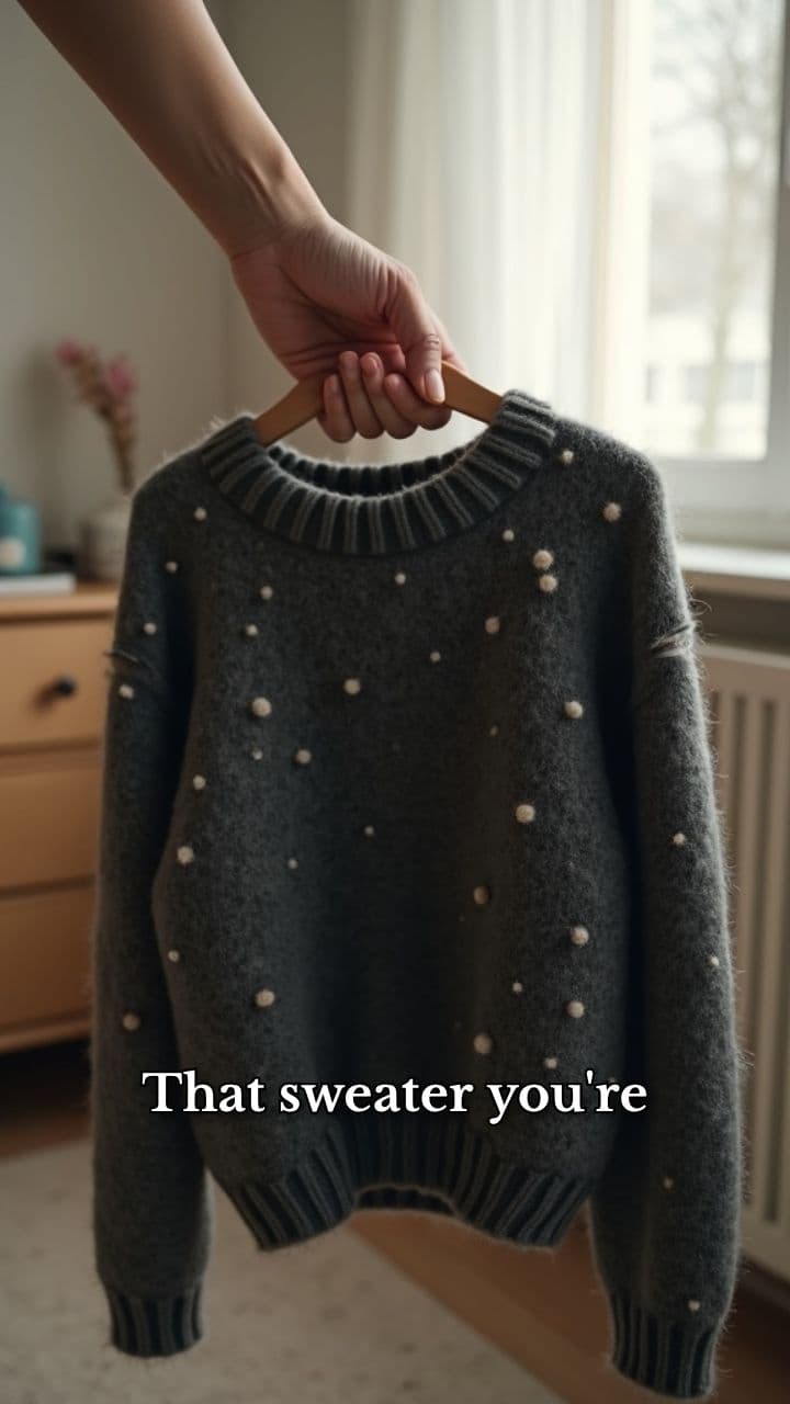 Revive Your Sweater in Seconds