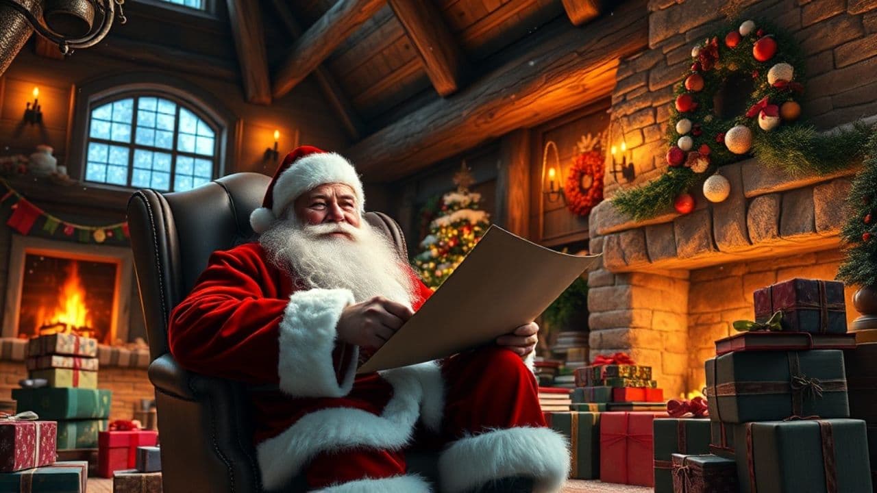 Santa’s Naughty Gift: Cardboard Scolding