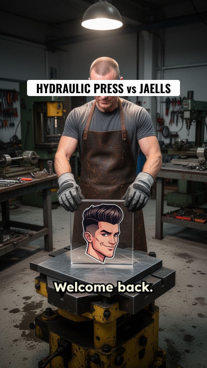 Hydraulic Press vs Jaells