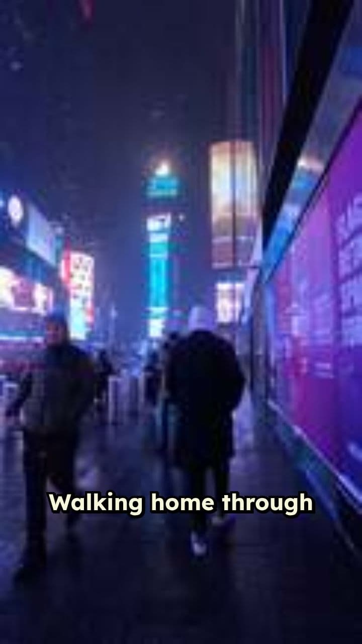 Urban Solitude in the Rain