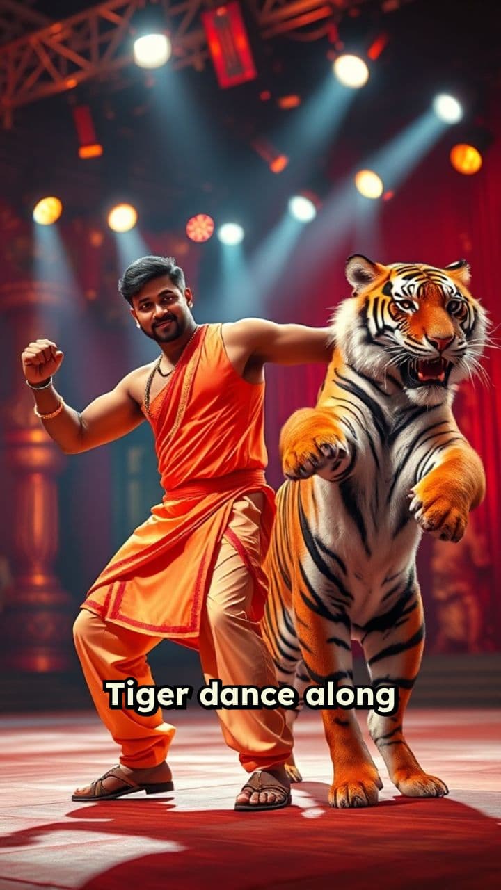 Tiger Dance with Vijay in Jananayakam