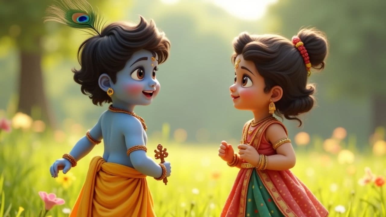 राधा-कृष्णा की दोस्ती का गीत