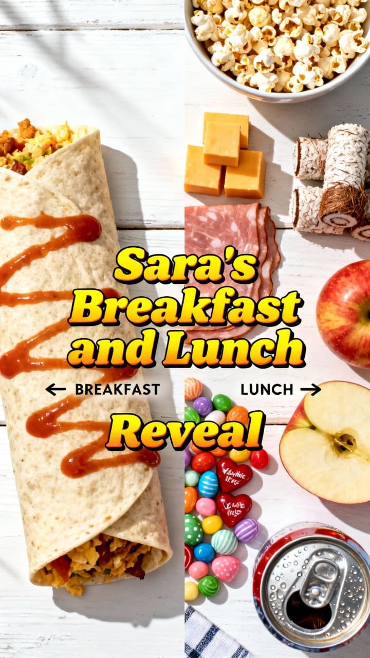 Sara’s Breakfast and Lunch Reveal