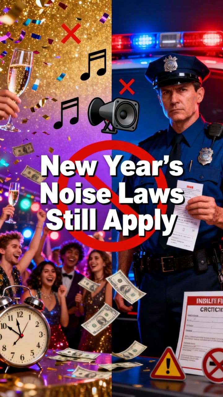 New Year’s Noise Laws Still Apply