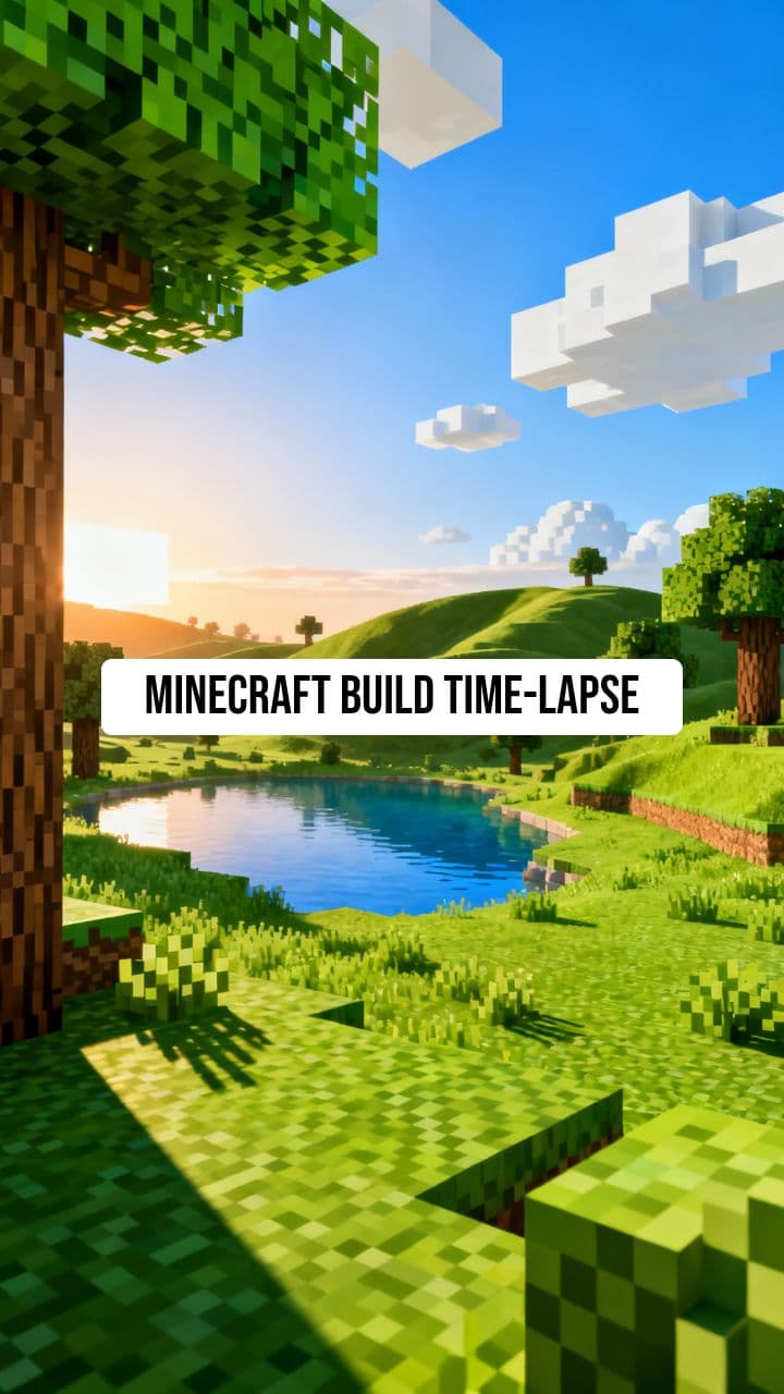 Minecraft Time Lapse World Build