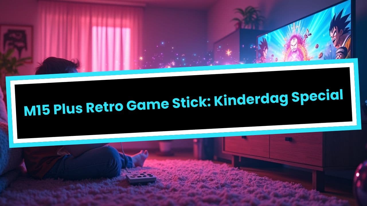 M15 Plus Retro Game Stick: Kinderdag Special