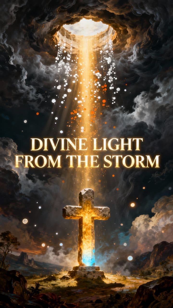 Divine Light from the Storm