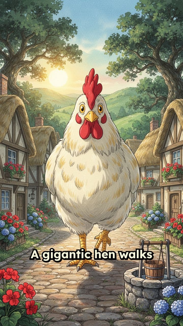 The Giant Hen’s Great Escape