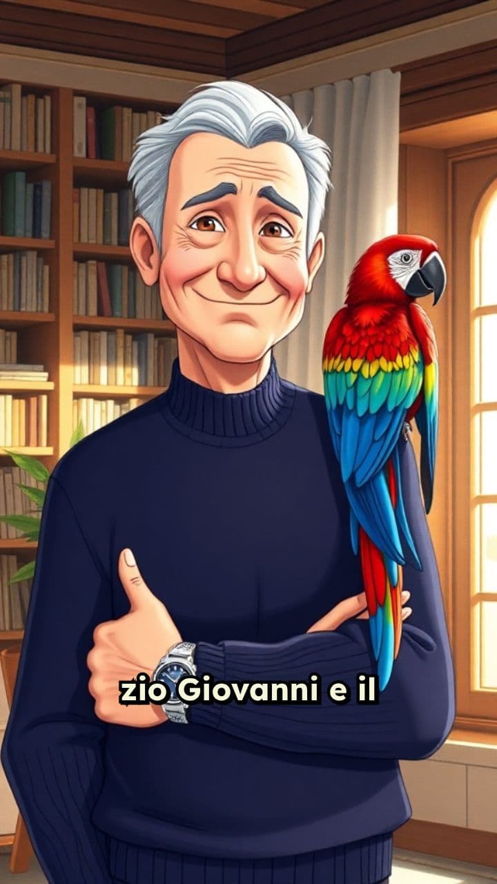Zio Giovanni e il pappagallo vi salutano