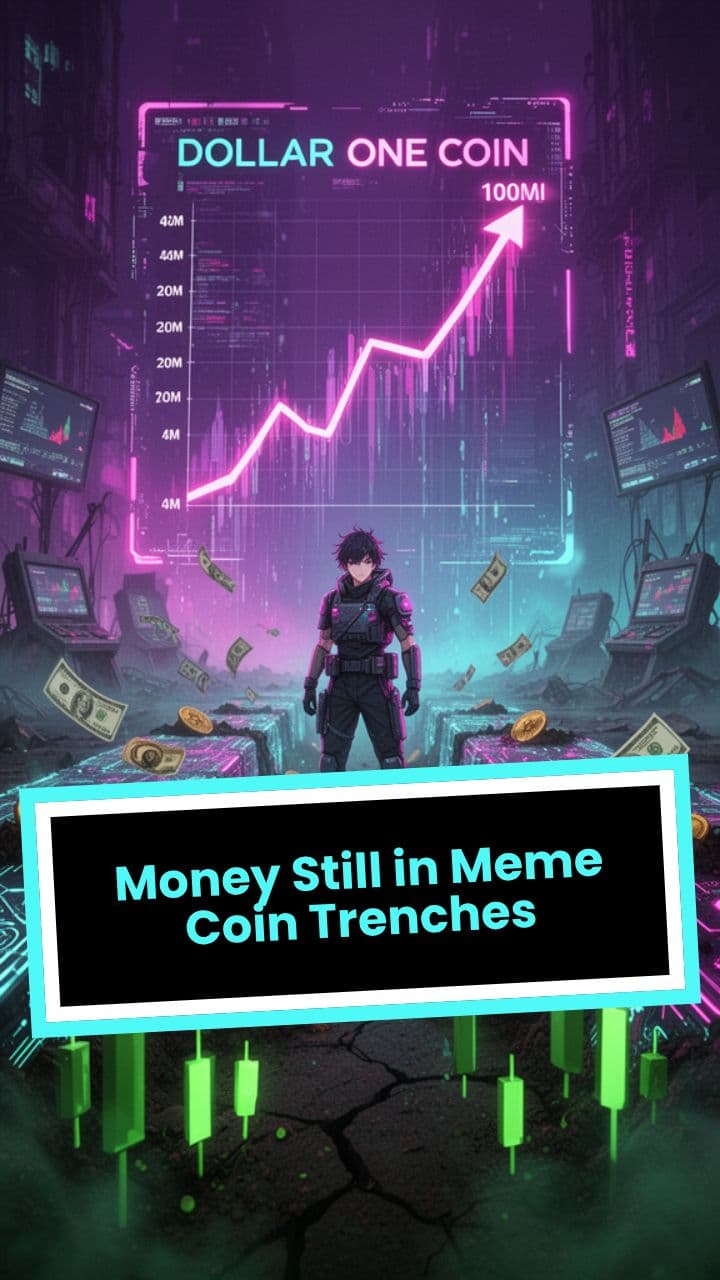 Money Still in Meme Coin Trenches