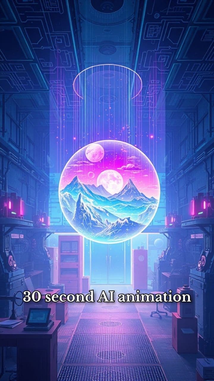 30-Second AI Animation Cartoon