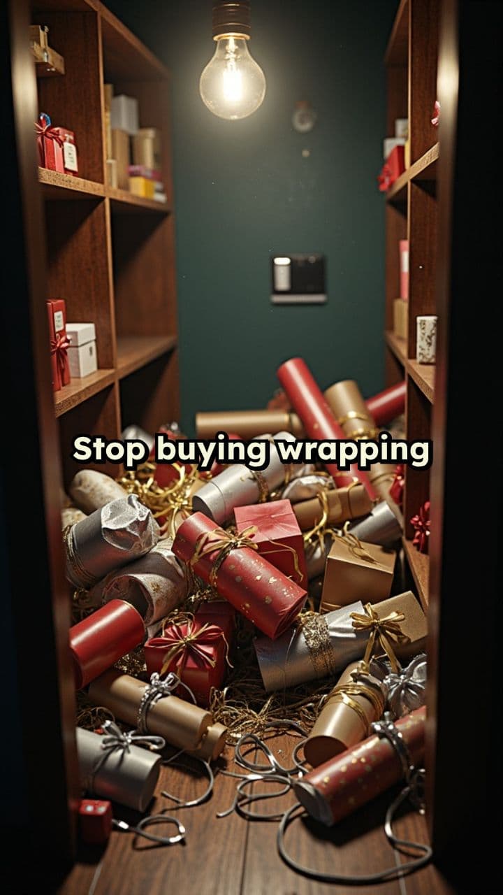 Organize Your Wrapping Supplies Efficiently