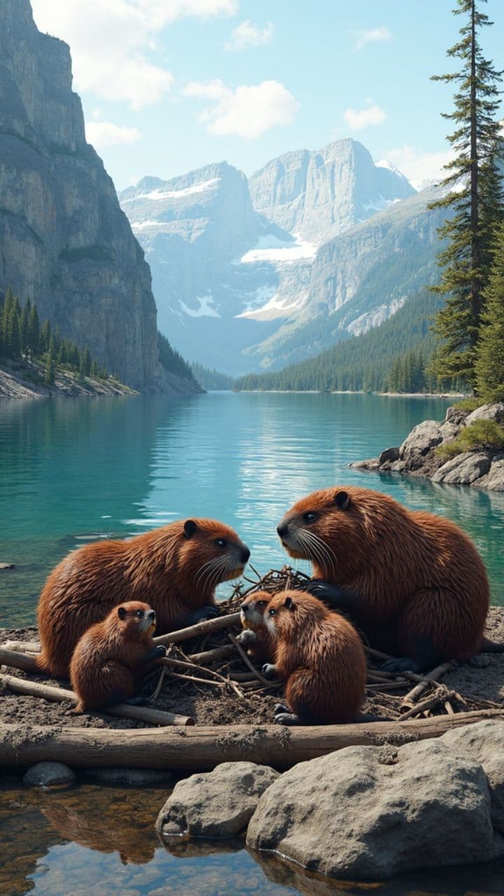 Beavers Build Against the Current