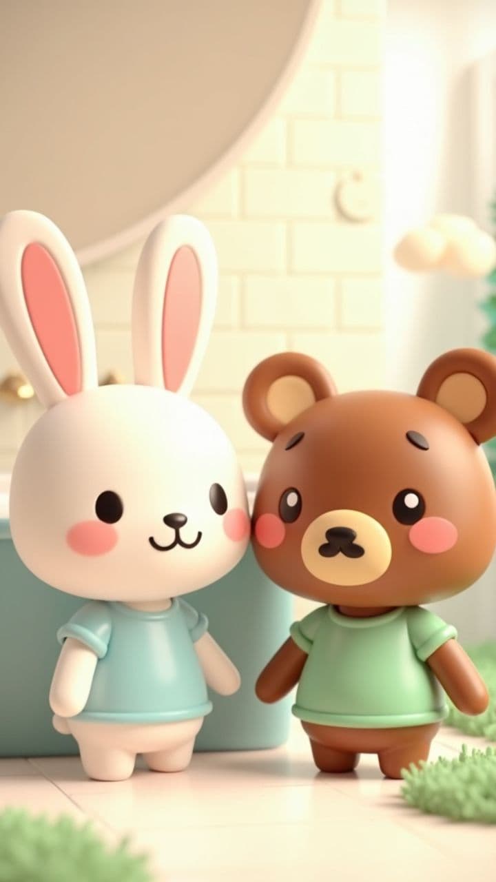 Brush Your Teeth with Bunny and Bear
