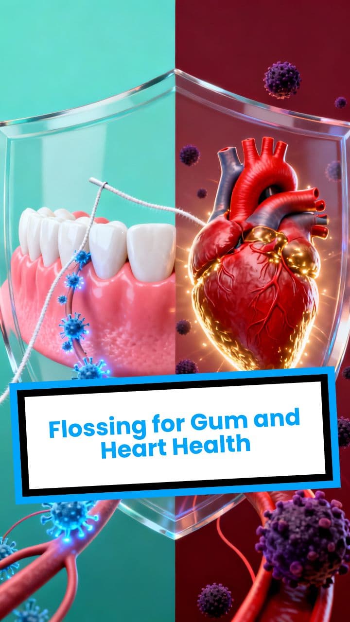 Flossing for Gum and Heart Health
