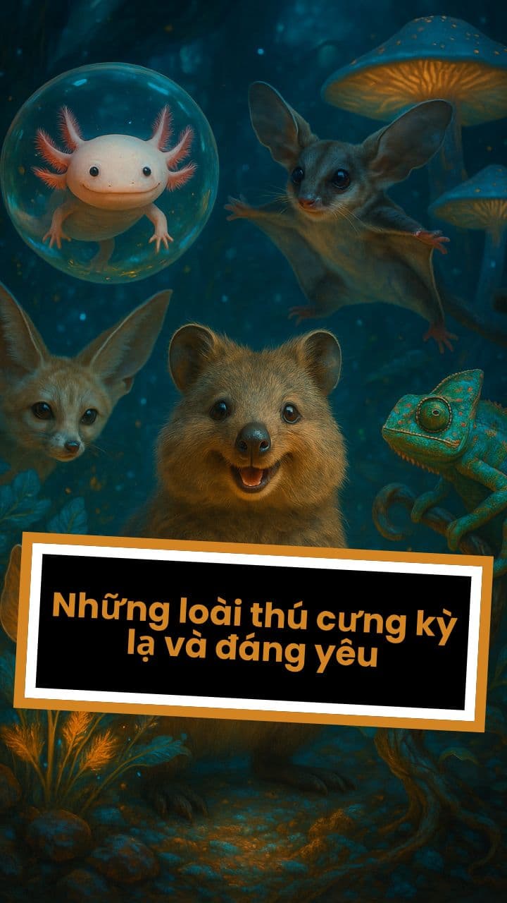 Những loài thú cưng kỳ lạ và đáng yêu