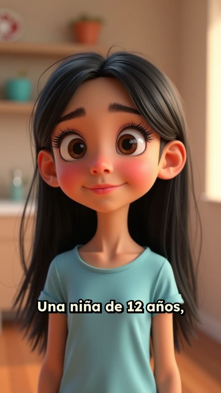 Reacción de una niña al diseño