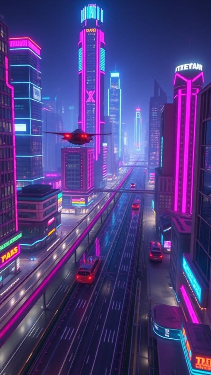 Blue Circuitry Dreams