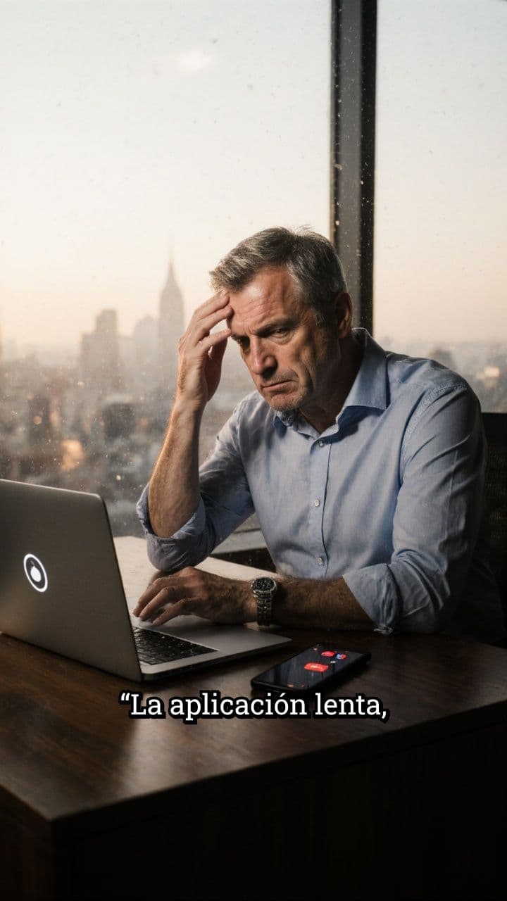 Clientes se quejan de aplicación lenta