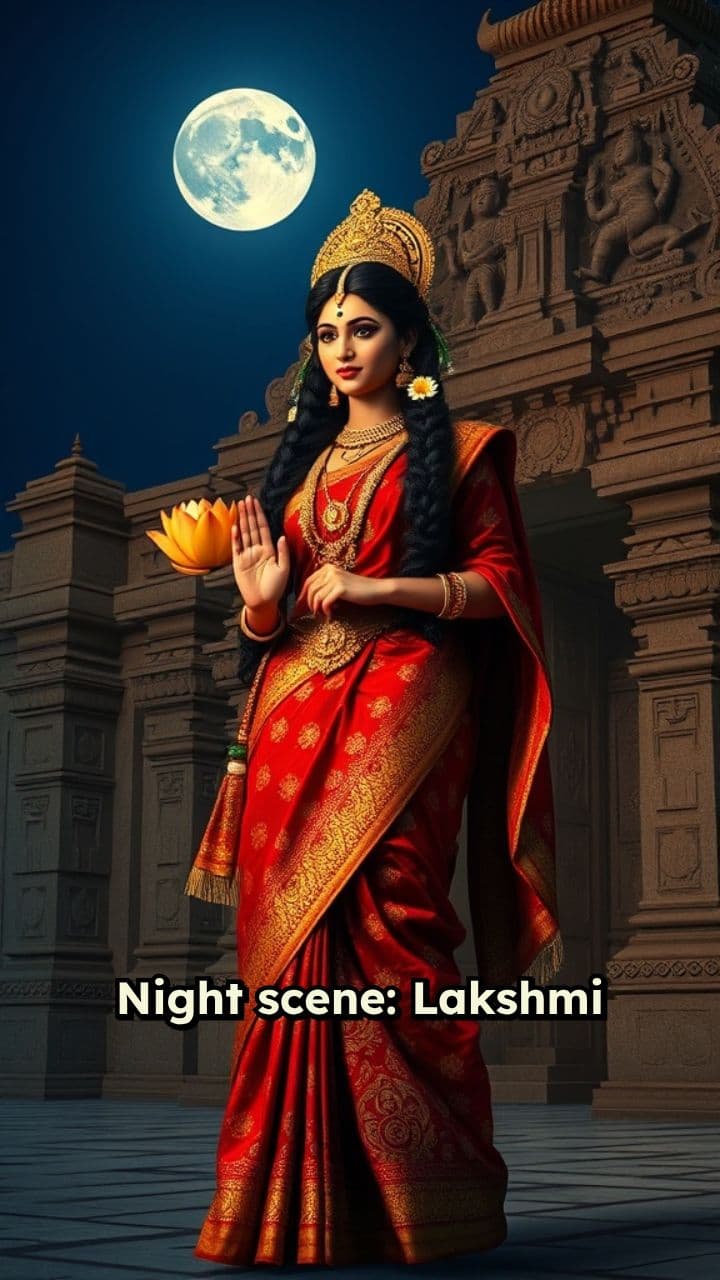 Lakshmi Devi’s Moonlit Departure