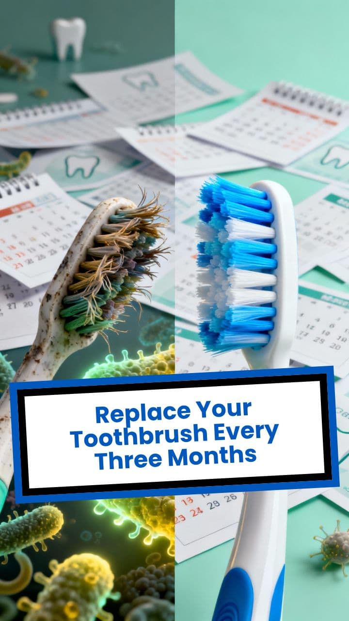 Replace Your Toothbrush Every Three Months