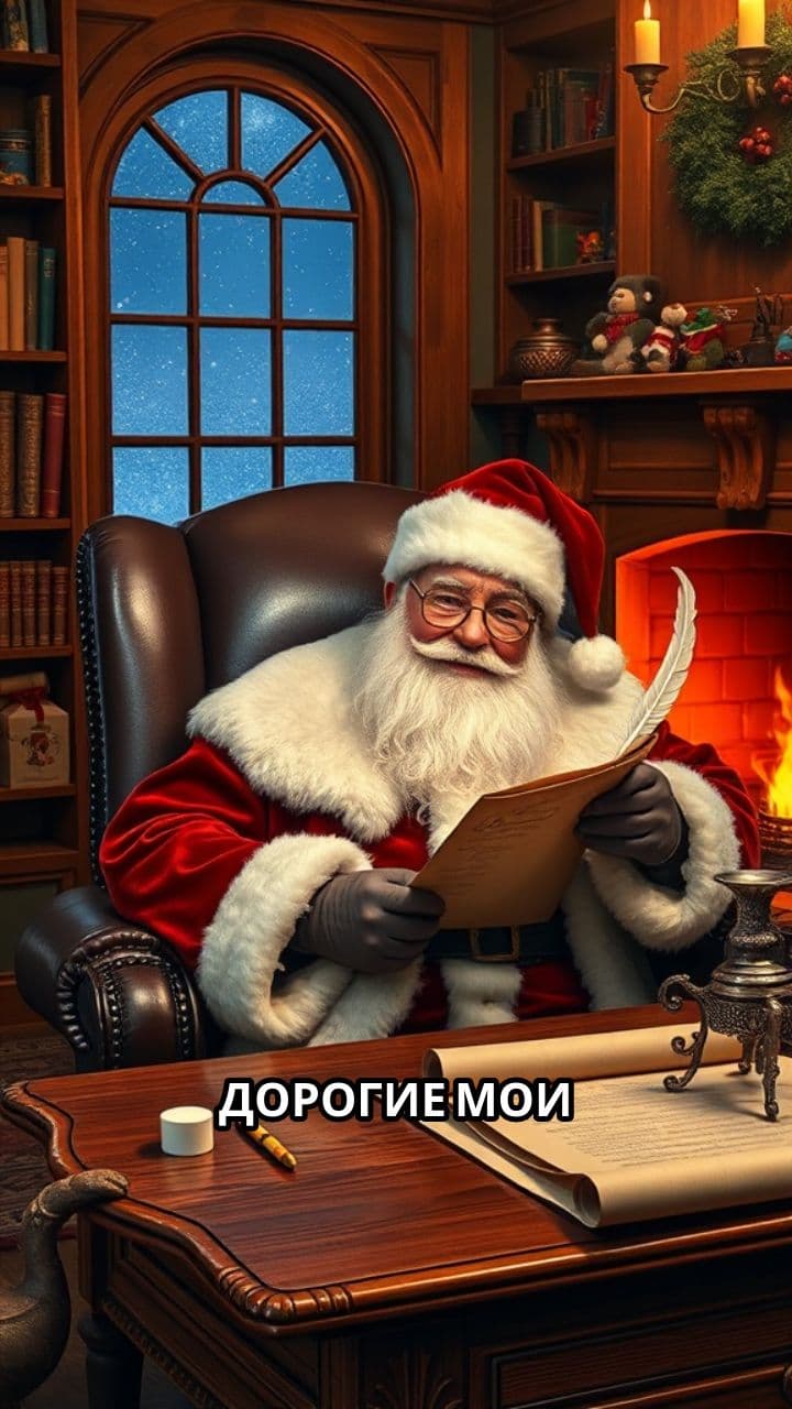 Письмо Санты с Северного полюса
