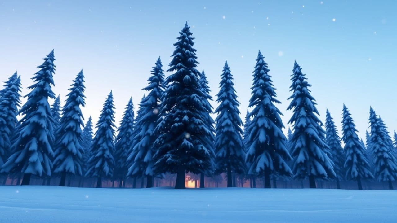 Śnieżny blask świątecznej magii