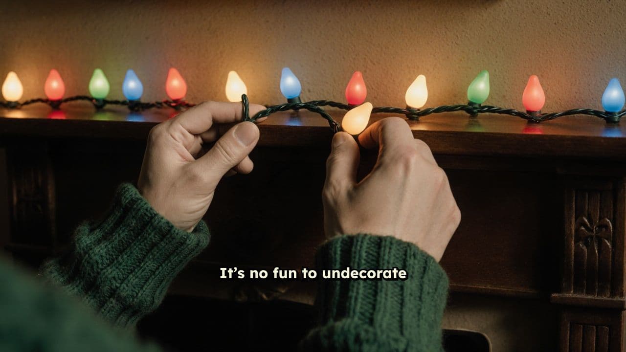 Church Undecorating This Sunday